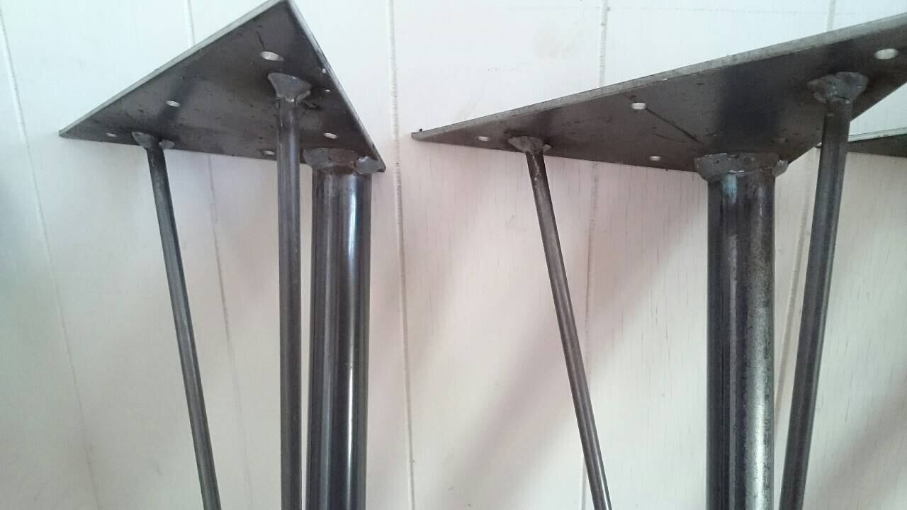 テーブル脚 アイアンレッグ サイズ変更【72～89cmまでご