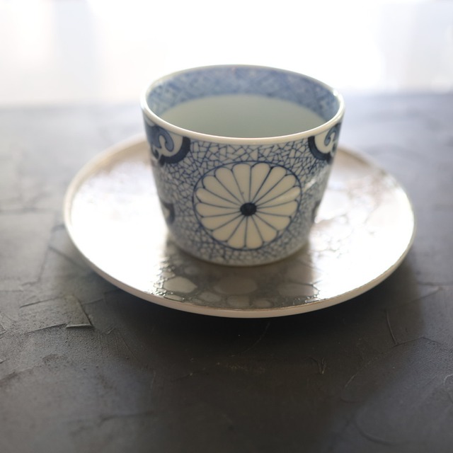 有田焼　泡プラチナ　16プレート