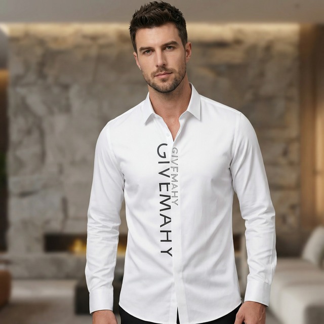 ハイエンドロゴシルエットシャツ（2color） M0603