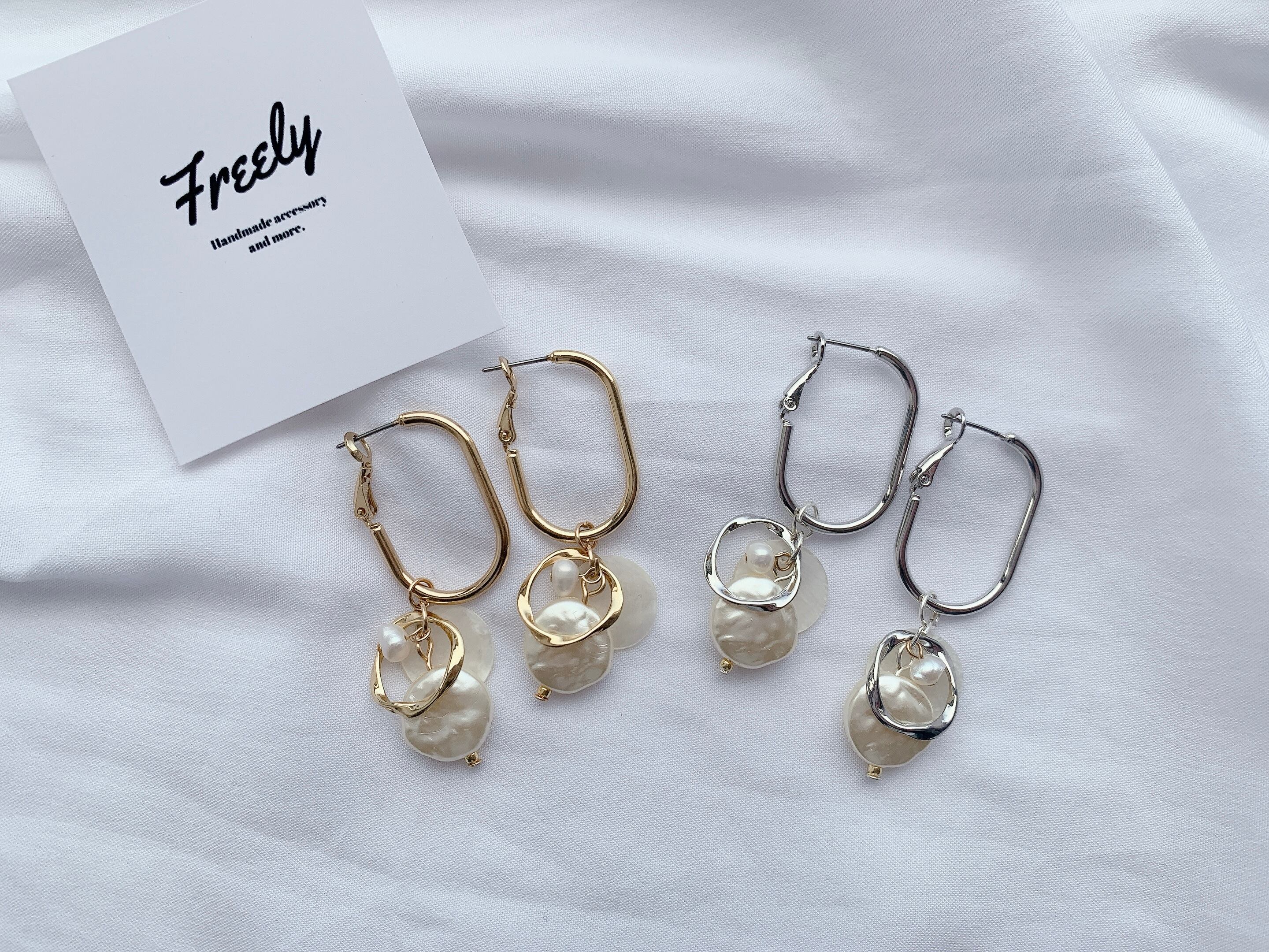No.61 デザインピアス | Freelyshop
