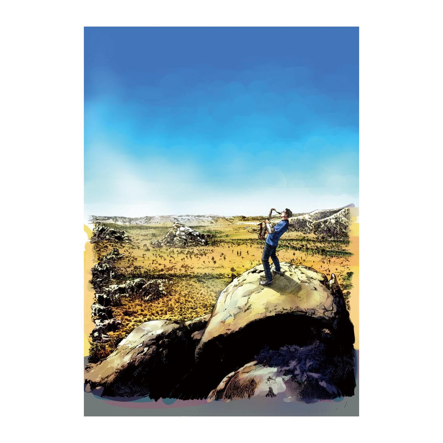 絵（原画） 受注生産】複製原画 A3（BLUE GIANT EXPLORER) 2 | BLUE GIANT x PARCO