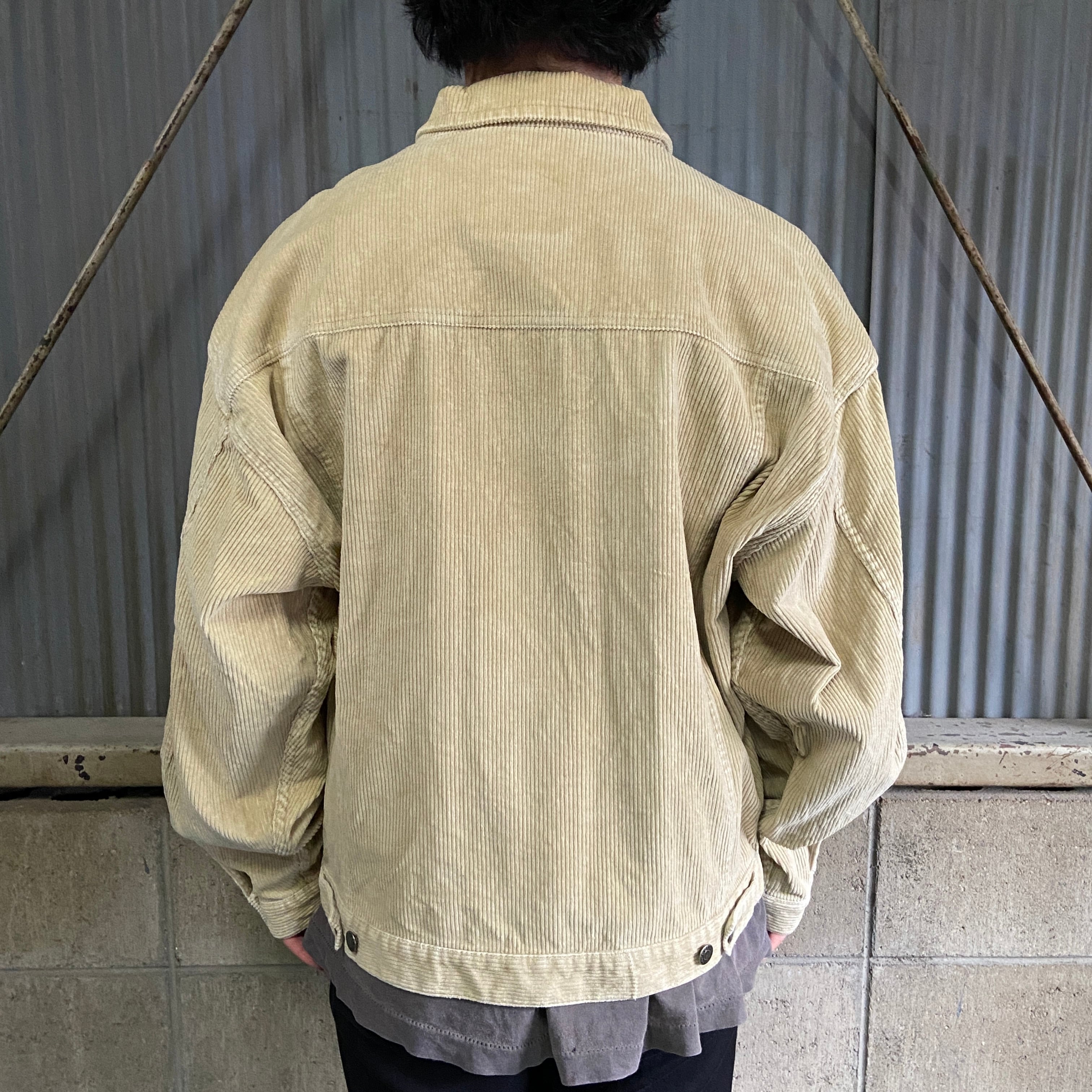 90s old GAP カバーオール 裏地付き 襟コーデュロイ 3本ステッチ 6747461087cae7cd7f98cafcde7565