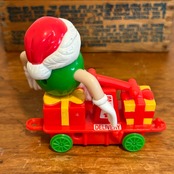 M&M's クリスマス・トレイン・トッパー サーカストレイン 列車 機関車 グリーン ミールトイ エムアンドエムズ MU-288