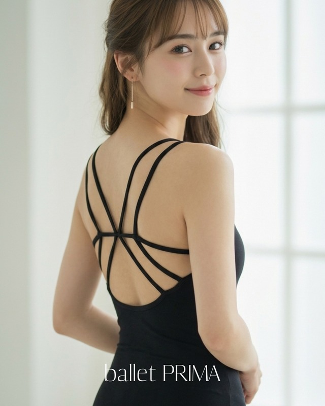 Adult Sexy Ballet Leotard Black P-S0326