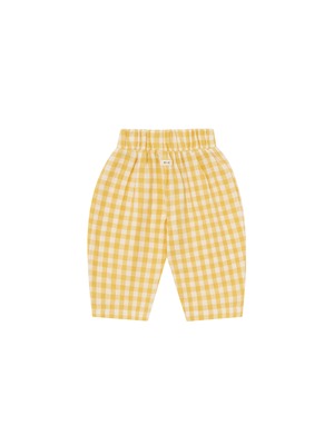 ORGANIC ZOO　Honeycomb Gingham Fisherman Pants