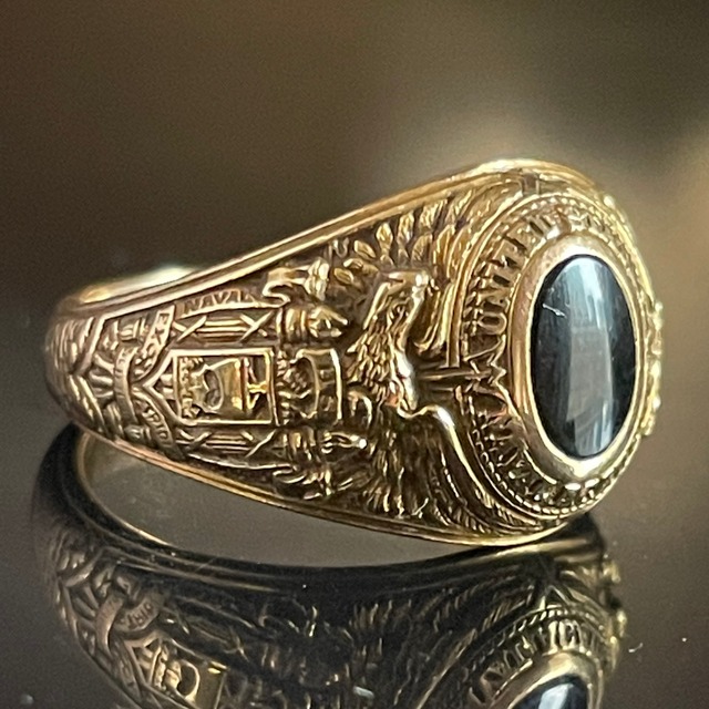 Tiffany US Naval Academy Class Ring | Victorian Box