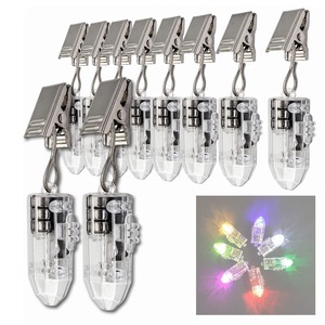 【人気】10個セット ロープ LED ライト 祭り 豆電球 転倒防止 ledライト パーティー・テント・庭などに最適 電池付属 (カラフルな色)
