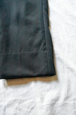 "COMME DES GARCONS HOMME PLUS" Black cropped trouser