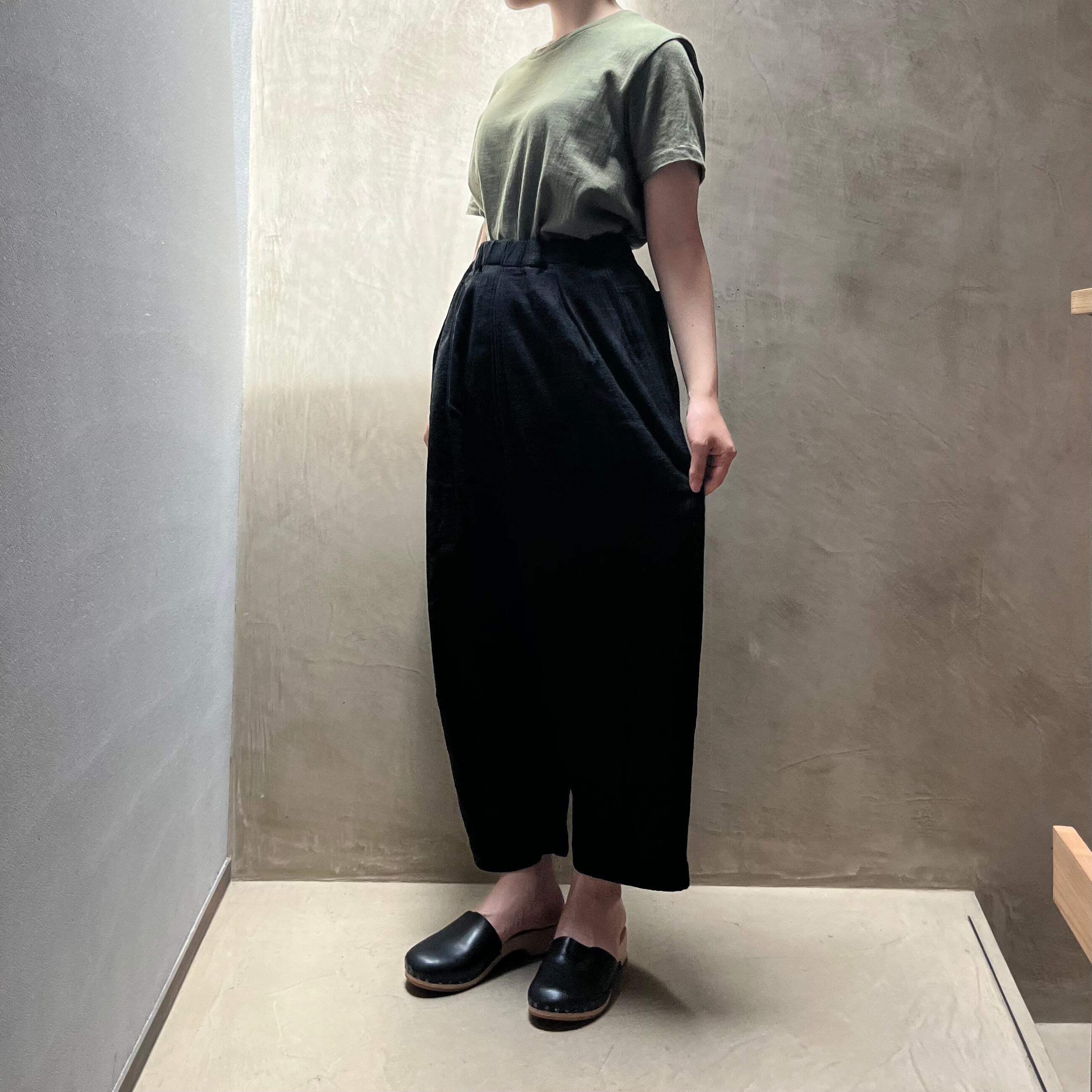 YAECA / ヤエカ LIKE WEAR / ライクウェア Tシャツ OLIVE #23001