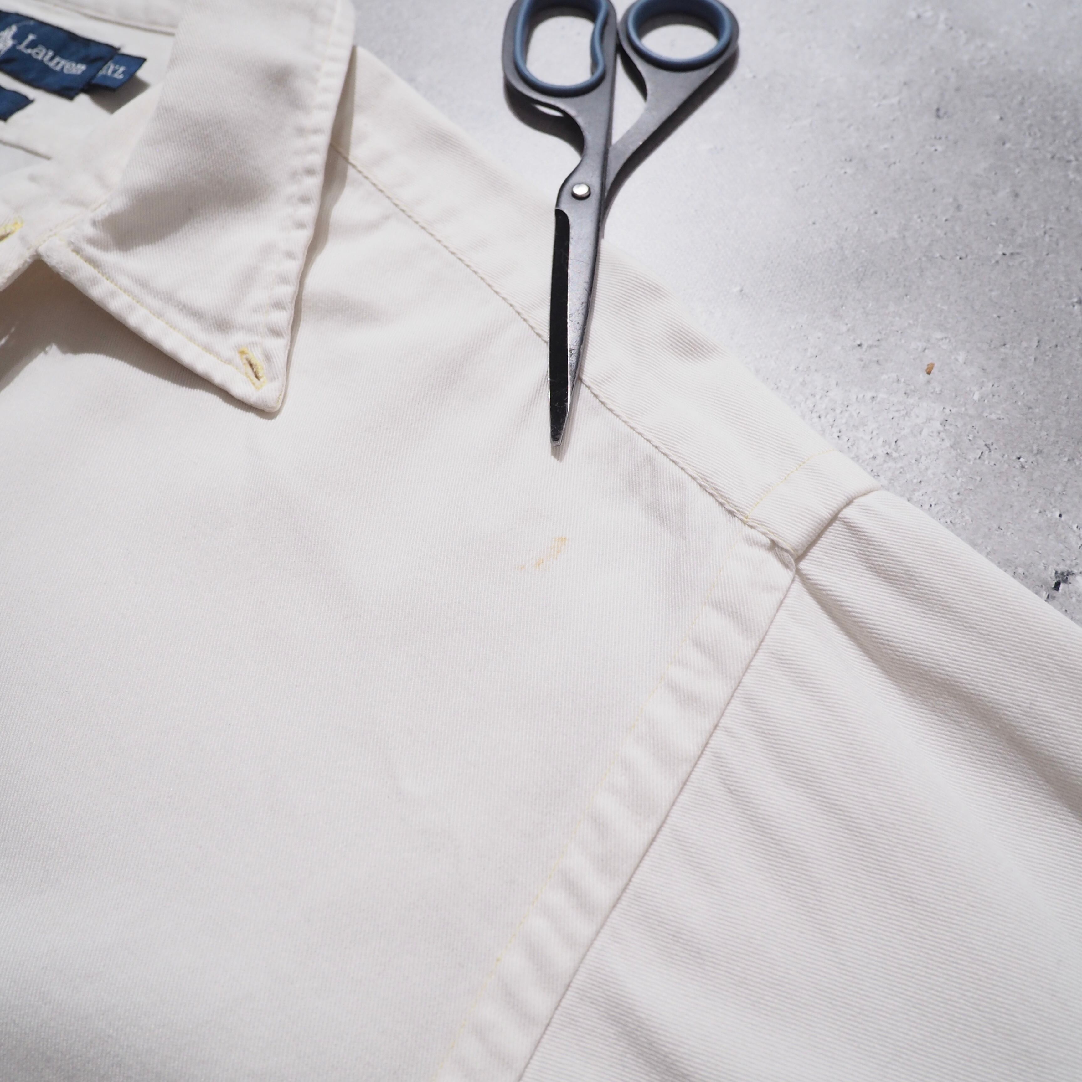 1990s " Ralph Lauren " Vintage Loose White Button Down Shirt