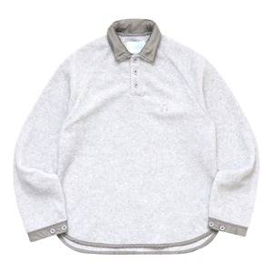 WHIMSY / FLEECE RAGLAN POLO SNOW