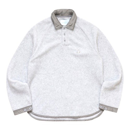 WHIMSY / FLEECE RAGLAN POLO SNOW