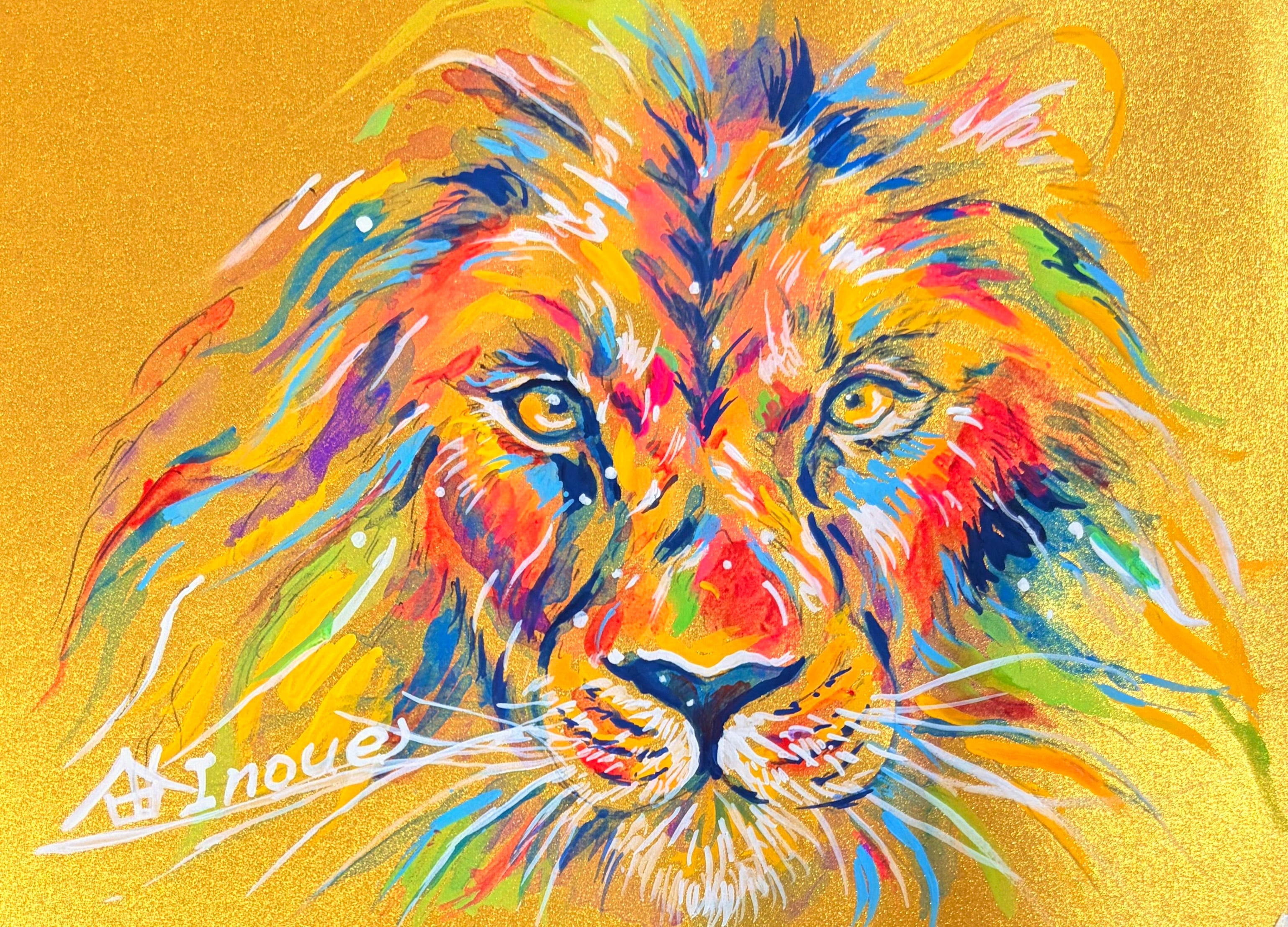 ラフ画 ライオン | inoueke