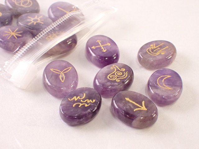 ウィッチルーンストーン13石セット　アメジスト　 [D1-208]