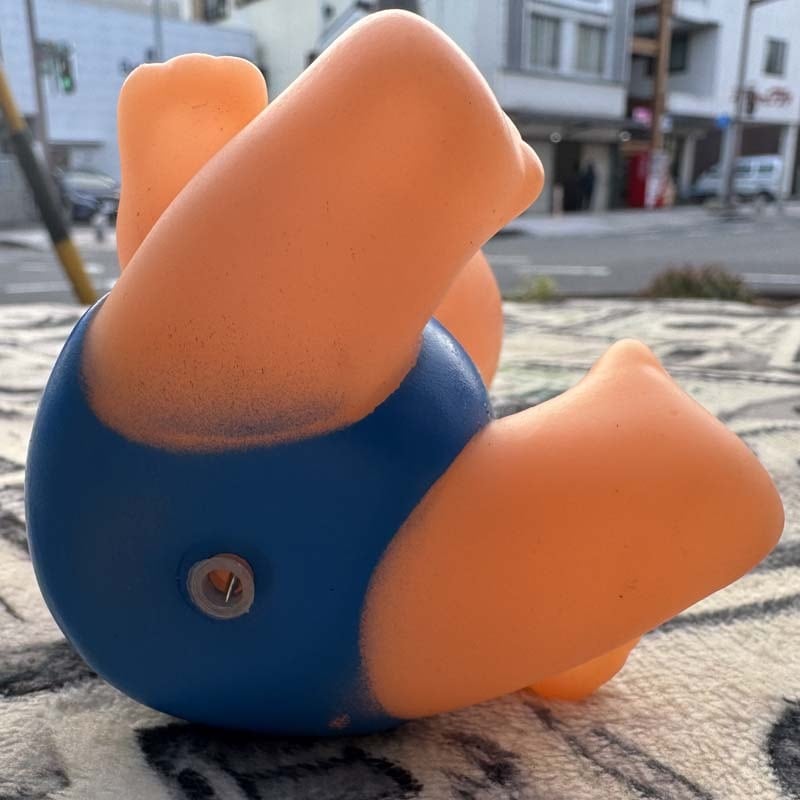Used 昭和レトロなソフビ製のキューピー人形、キューピーちゃん、頭や