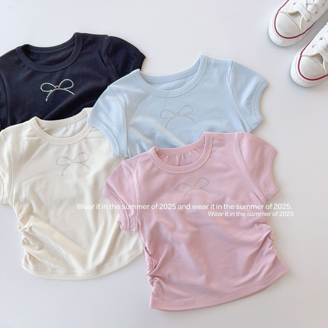 kids サイドシャーリング半袖Tシャツ
