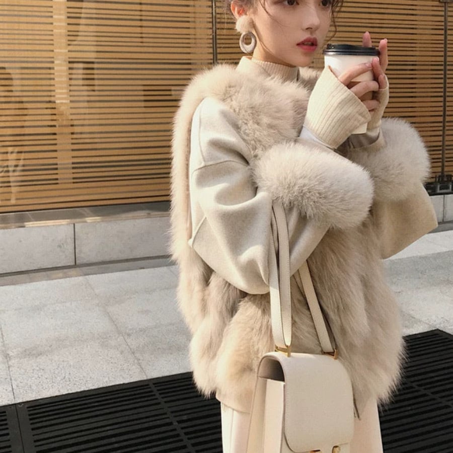 アウター ファーベスト ベスト 上着 袖なし ノースリーブ もこもこ