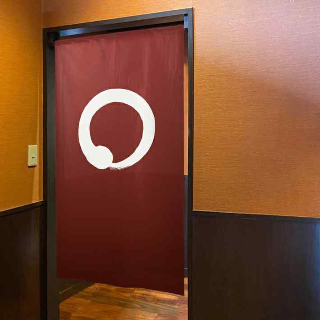 【受注生産】 のれん 円想　 幅85ｘ丈150cm