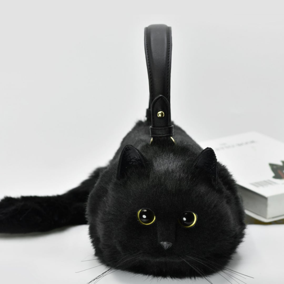 猫バッグ超おっきい子 黒猫 bag♡K506 | luvxy