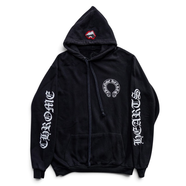 【CHROME HEARTS × MATTY BOY】クロムハーツ チョンパー ホースシュー プルオーバー パーカー ブラック サイズXL
