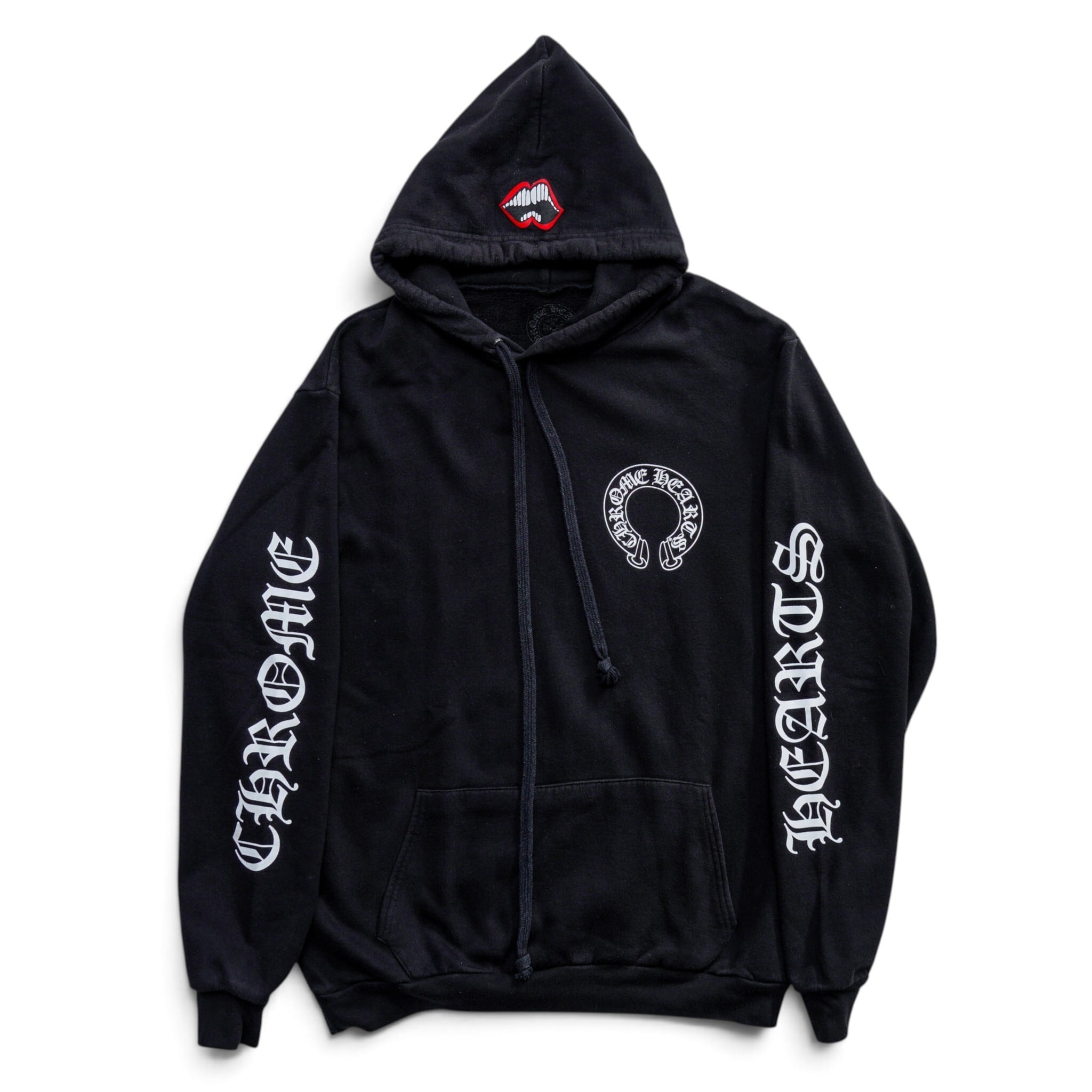 【CHROME HEARTS × MATTY BOY】クロムハーツ チョンパー ホースシュー プルオーバー パーカー ブラック サイズXL