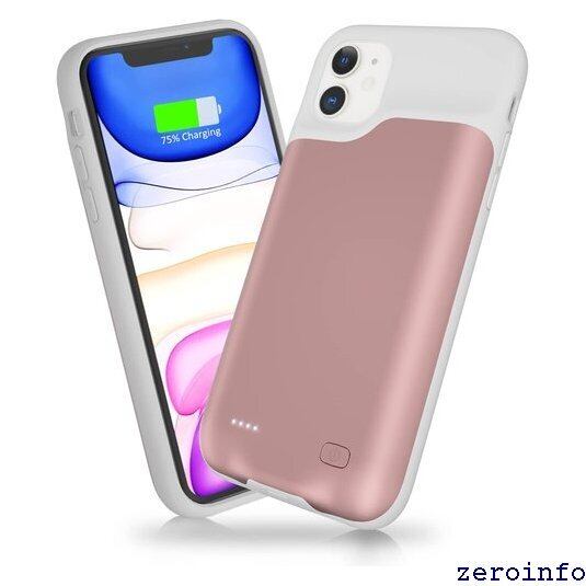 新品》 Gladgogo iPhone 11 対応ケース型バッテリー 6000mah大容量 