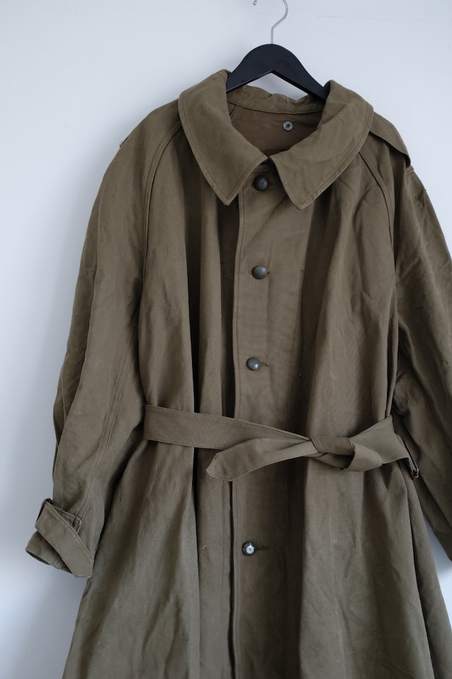 [VINTAGE]40-50s french army m38 motercycle coat dead stock size6