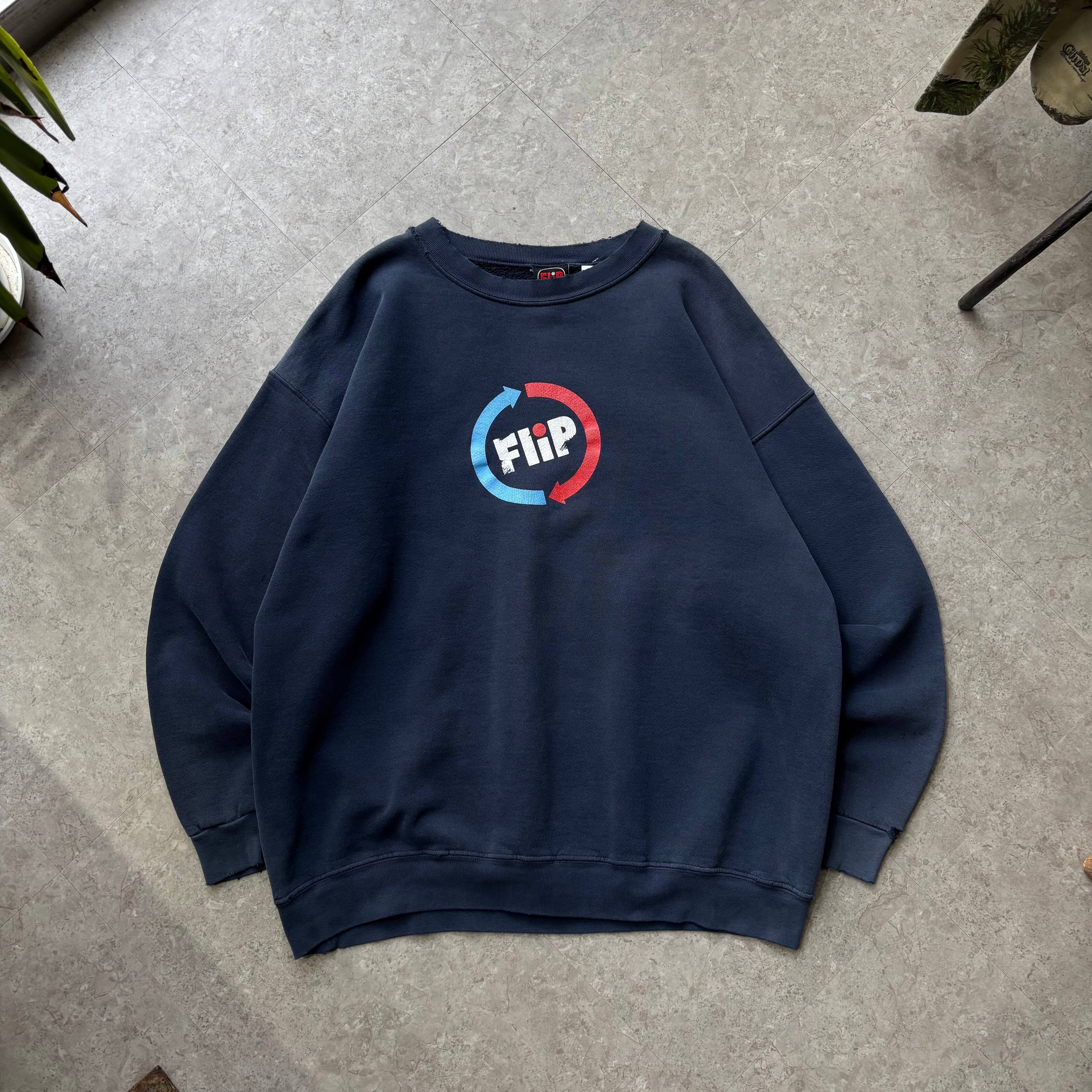 90s FLiP SKATEBOARDS "Cycle logo" sweat【仙台店】