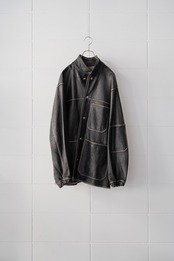 【店頭販売限定】barbell object / leather coverall size1 在庫あり