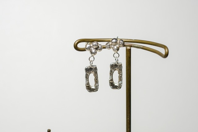 余白 ピアス silver no,341