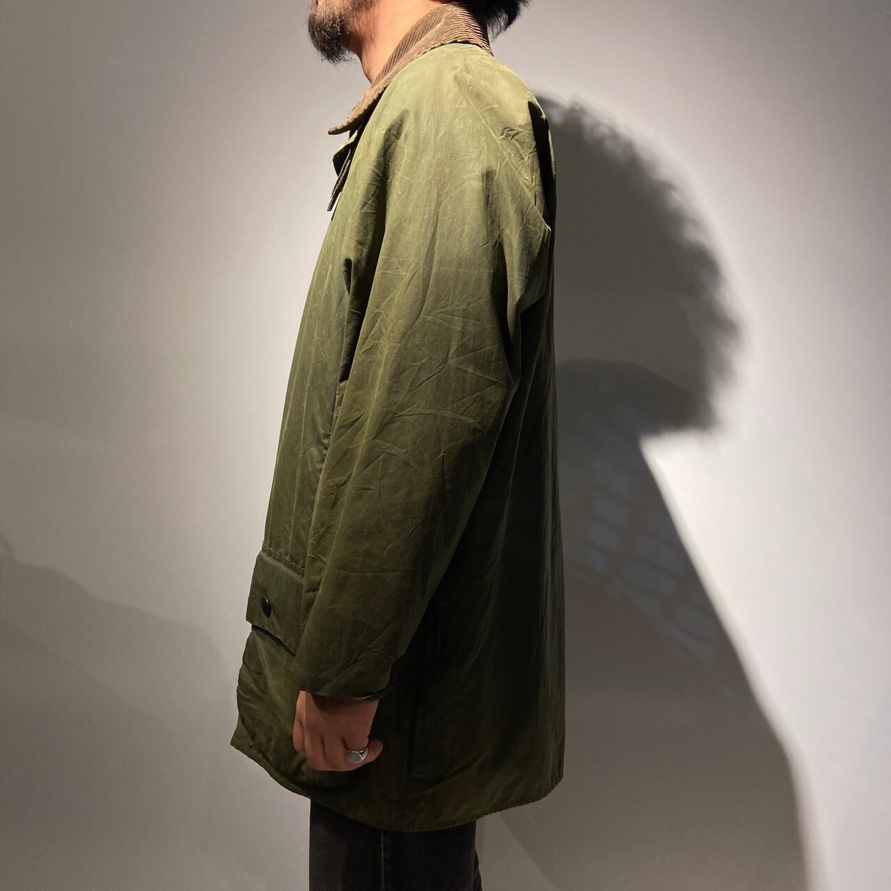 80〜90年代 ビンテージ 旧3ワラント Barbour バブアー BEAUFORT ビュー 