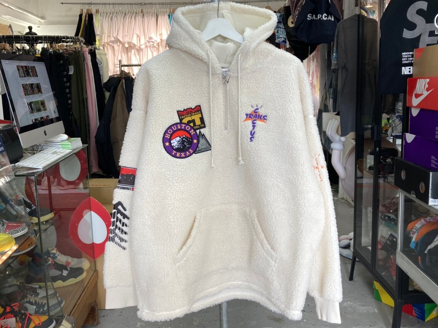 お買物マラソン最大1000円OFFクーポンあり Travis Scott Cactus Trails Sherpa Hoodie 