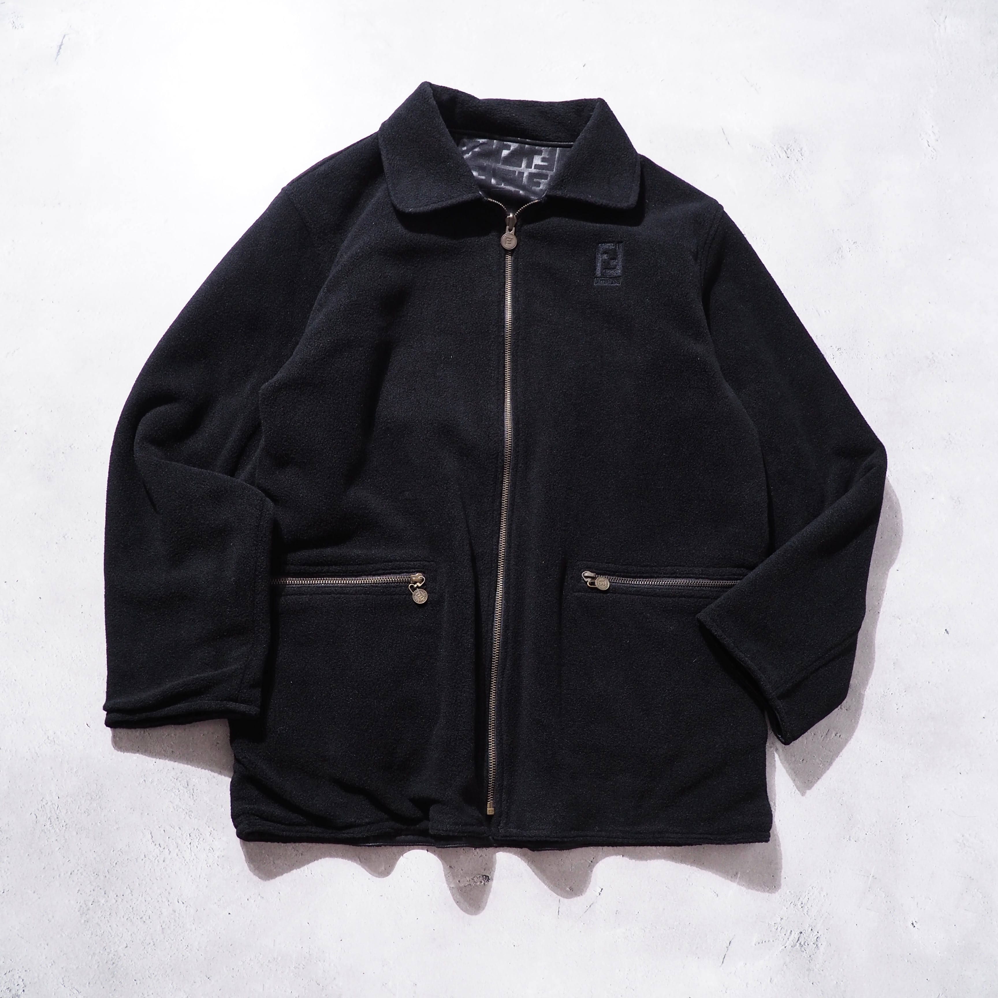 ” Old FENDI ” zucca pattern × fleece vintage reversible jacket フェンディ ズッカ柄  リバーシブルジャケット | 古着屋 結々 powered by BASE