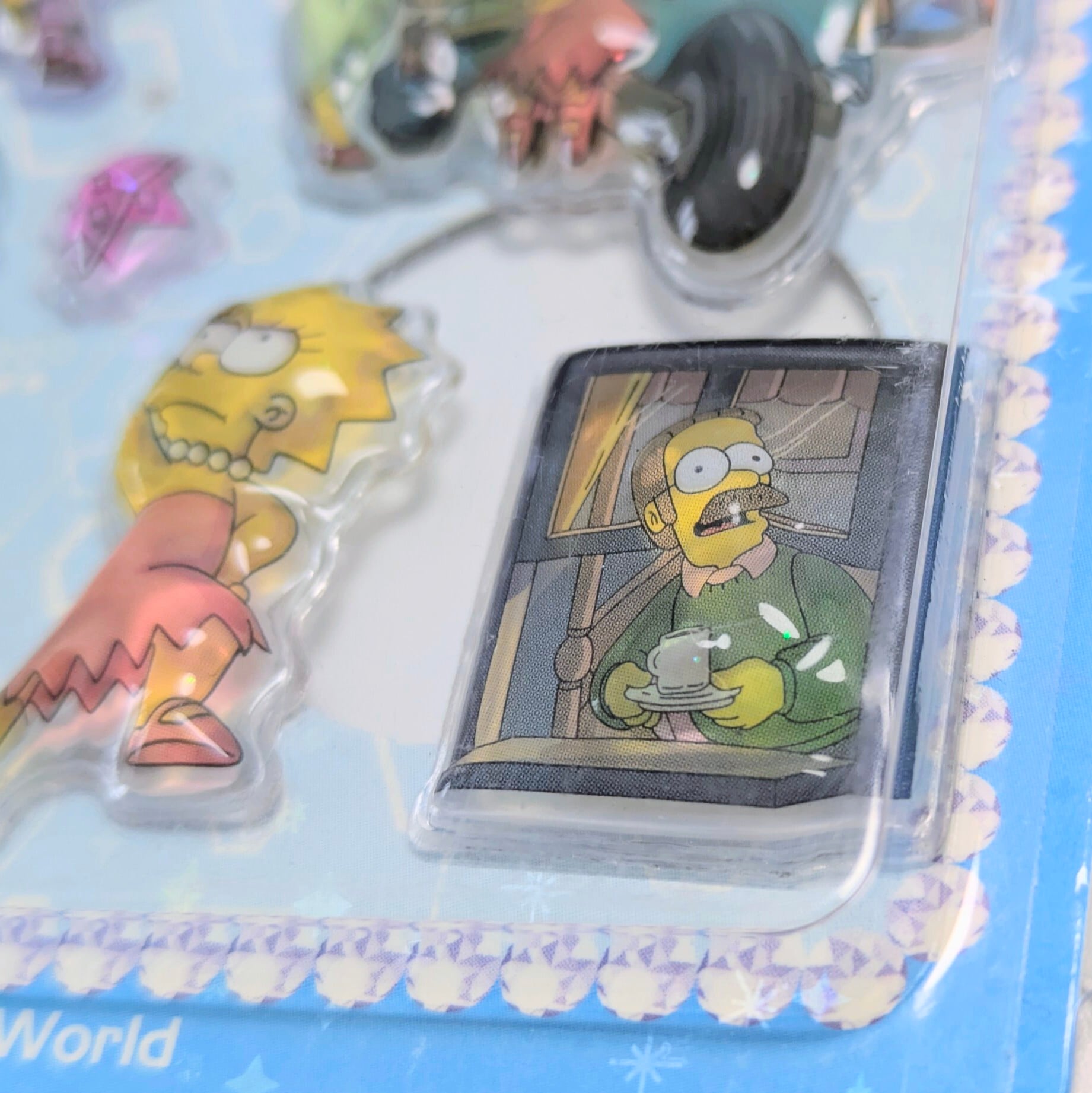 ⚡️Korea exclusive(韓国限定)⚡️【 The Simpsons / シンプソンズ 】3Dクリスタルステッカーver.1 / ぷくぷく?シール / STICKER(ステッカー) / 立体ステッカー 〚アメリカン雑貨 アメトイ〛