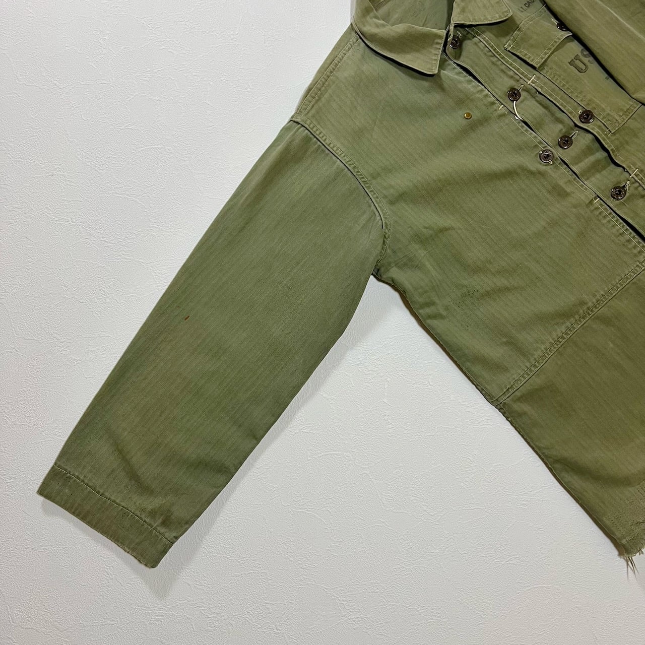 40s USMC HBT P44 ヘリンボーンツイル ミリタリー 40 古着 | RUFFY