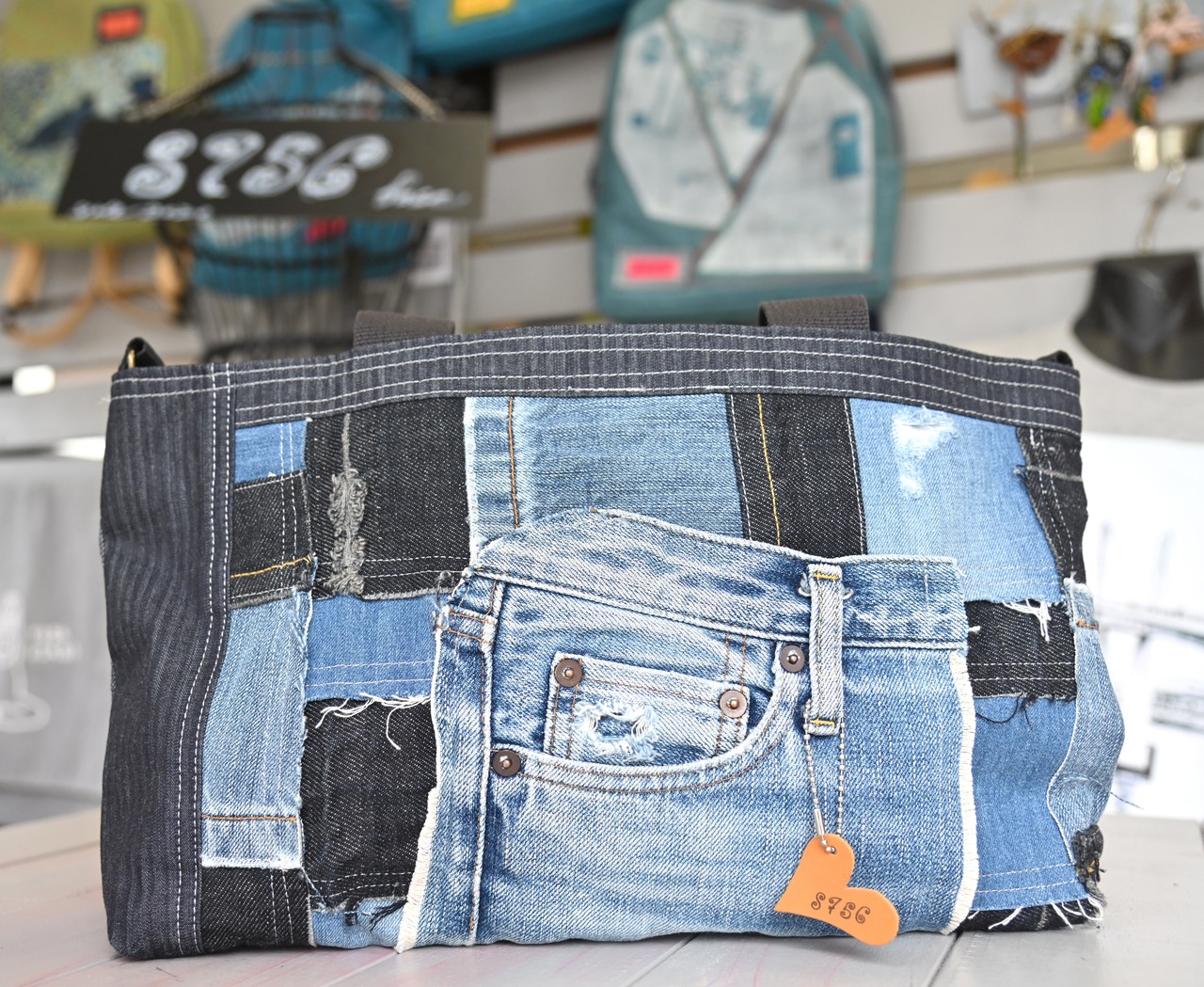 デニムリメイクバッグ・小野広美