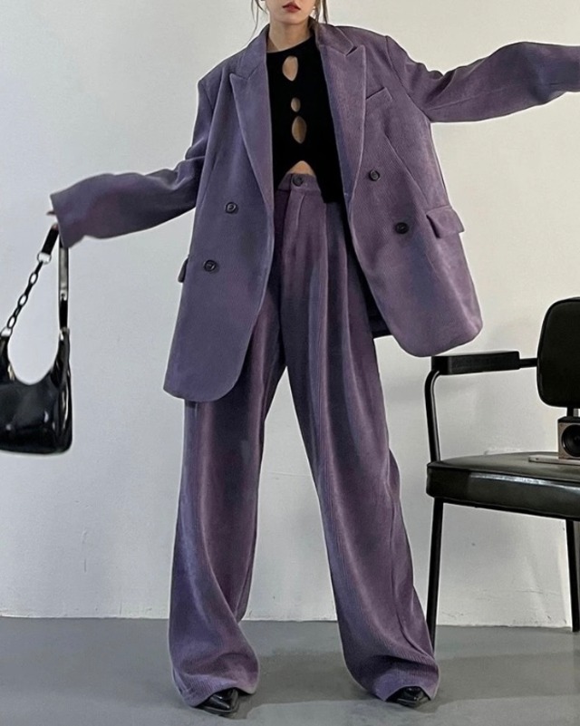 Corduroy Double Jacket Setup［A0360］