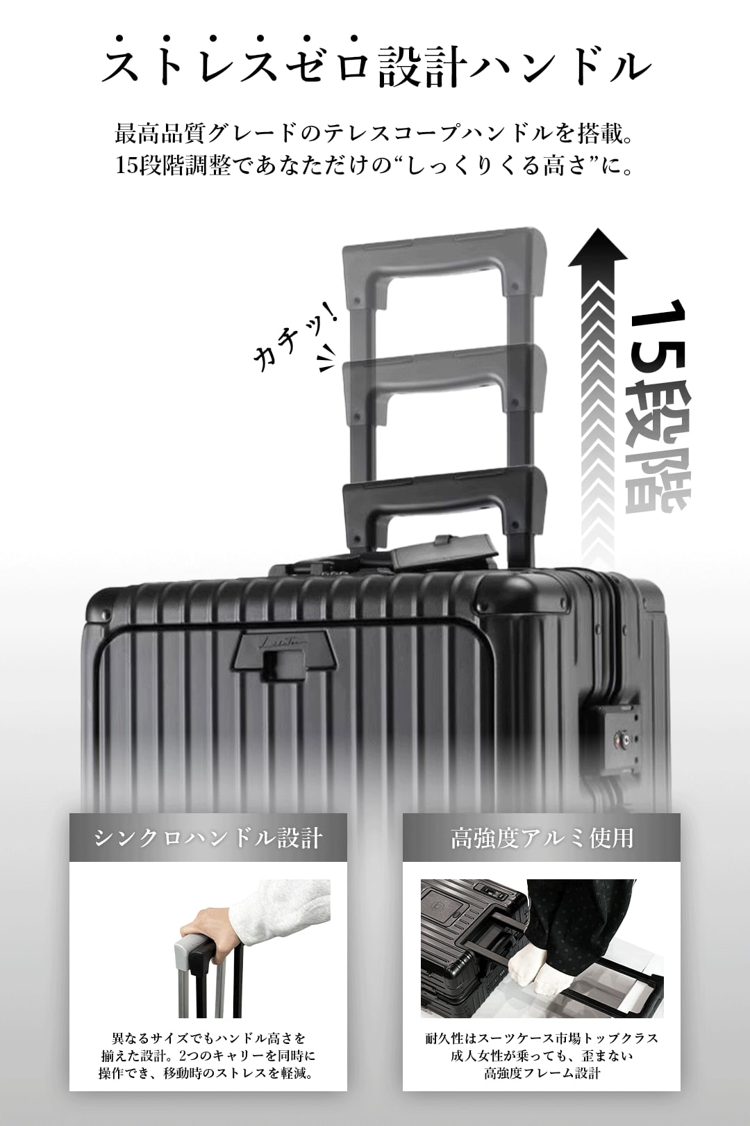 永久保証】多機能スーツケース Sサイズ 20インチ | Libetee 多機能