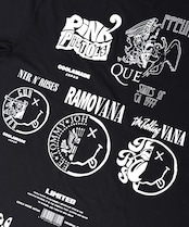 ギャザーロゴプリントルーズTシャツ (WHITE)　CQ-46067