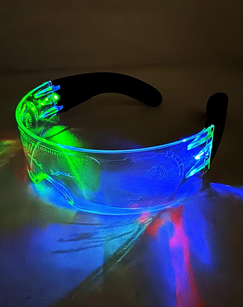 ハート型ミラーシルバーゴーグル ハート型ラブゴーグル【SILVER】 ／CYBER GOGGLES | AIKA ELECTRONICS