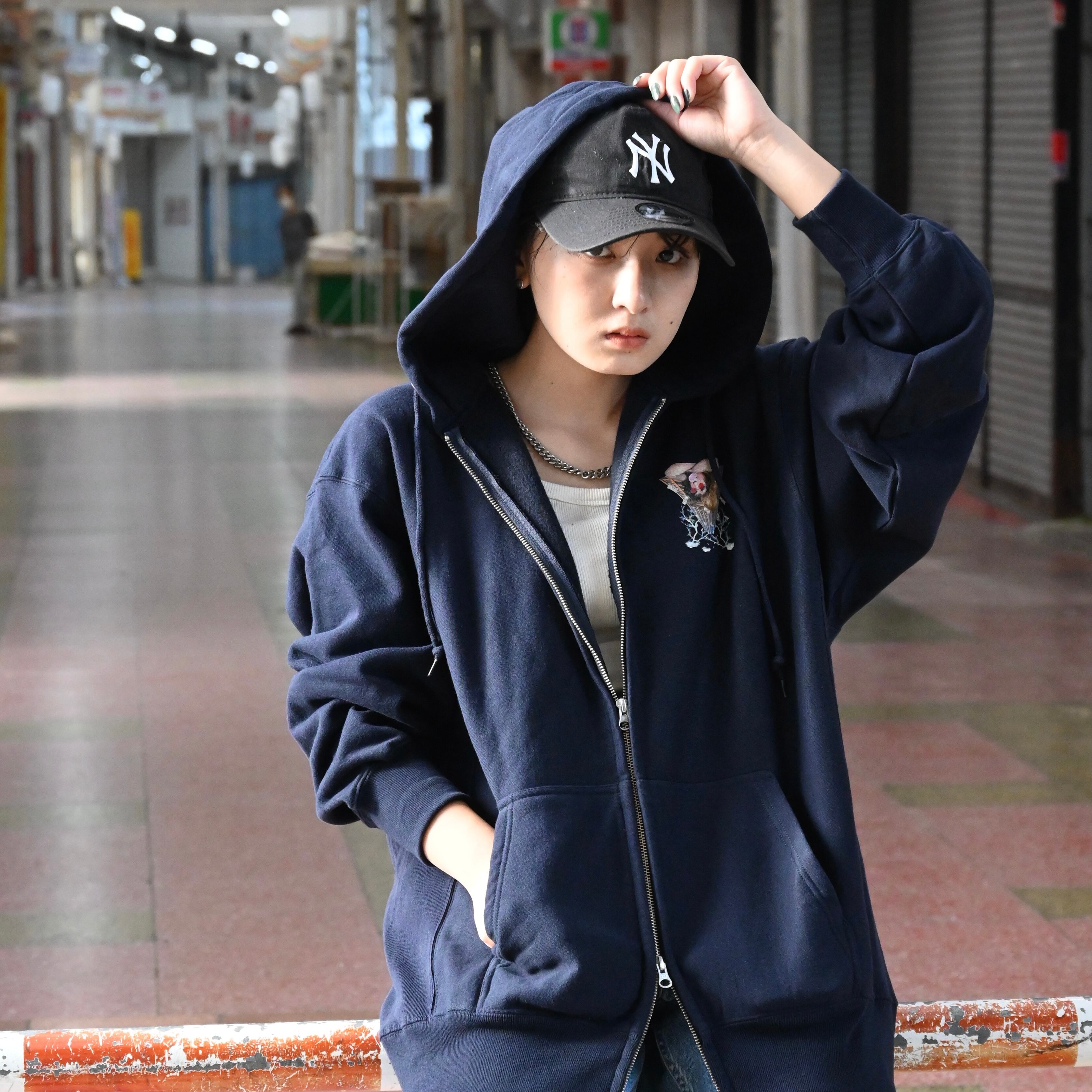 dall パーカー　ブラックCapital zip hoodie XL