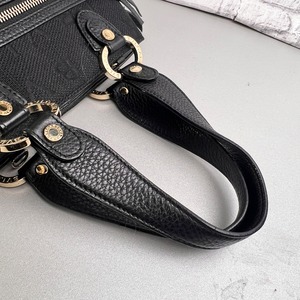 BVLGARI ブルガリ キシレッタレ キャンバス ショルダーバッグ 黒 A-13641