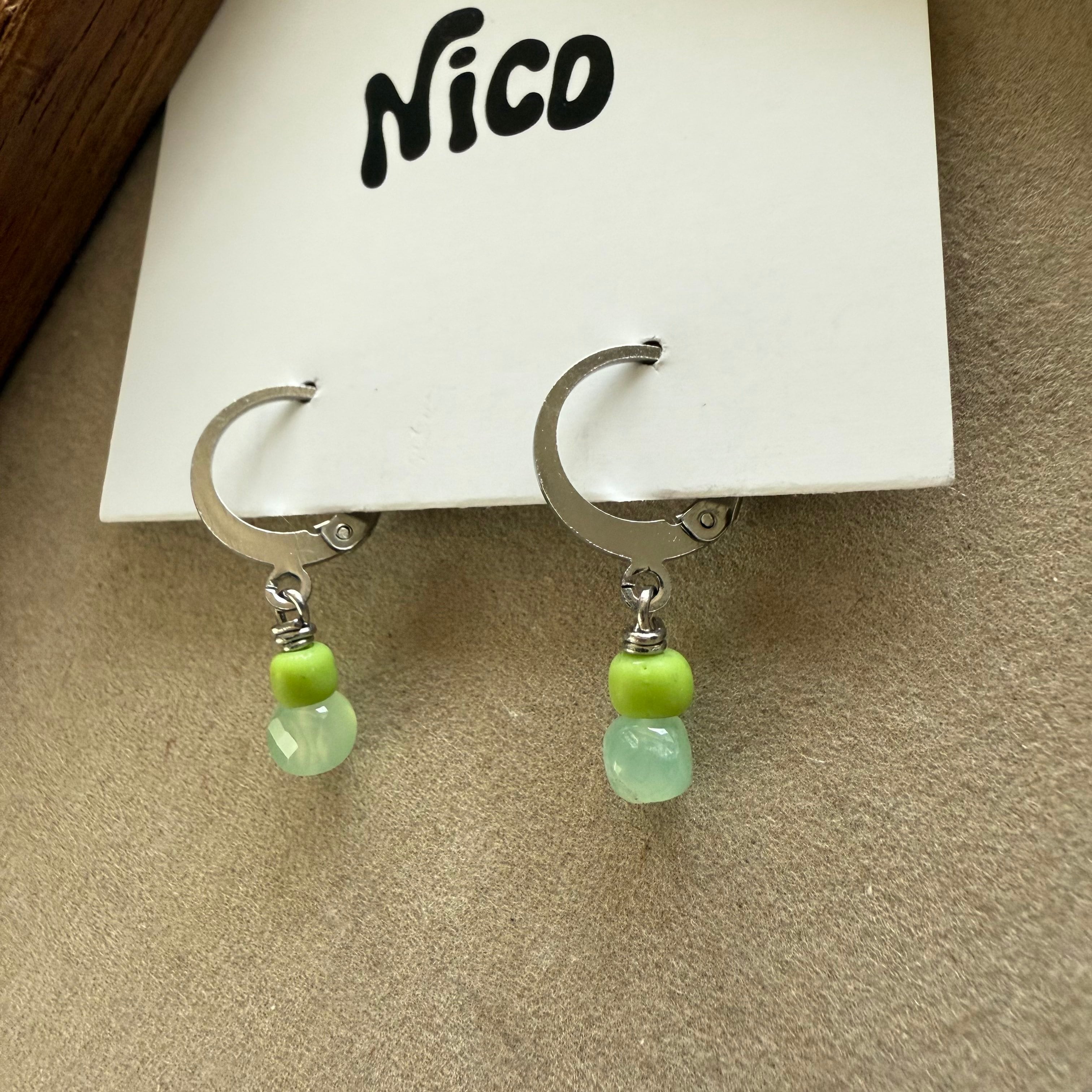NC26080【サージカルステンレス:シルバー】nicoピアス