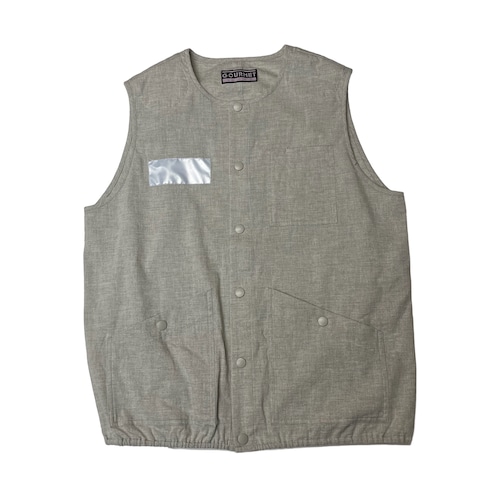 【gourmet jeans】SNAP VEST(L.GRAY)〈国内送料無料〉