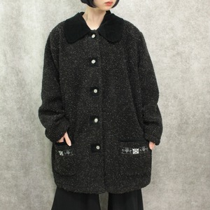 dead stock “reversible” 刺繍 dark tone design jacket