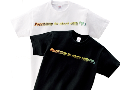 F&F グラデーション Tshirts 【F&F Official Goods】