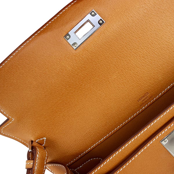 Used HERMES エルメス ケリーデペッシュ 25 トフェ ピッグスキン