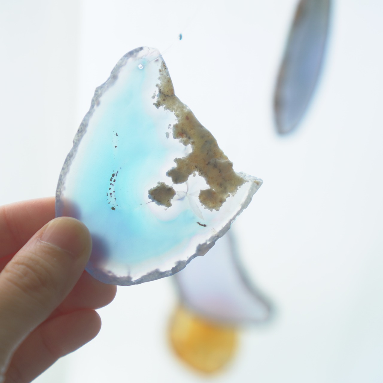 Gentle Stream - アゲートヒーリングチャイム / Agate Sun Catcher Wind Chime 092