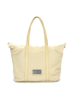 [MATIN KIM] FABRIC NEW SHOPPER BAG IN LIGHT YELLOW