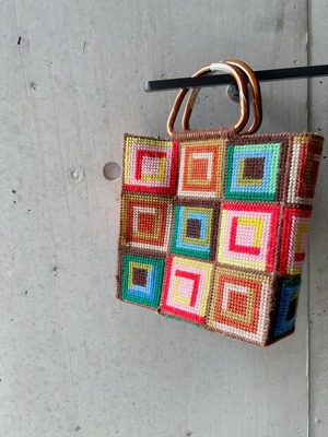 Granny kint hand bag